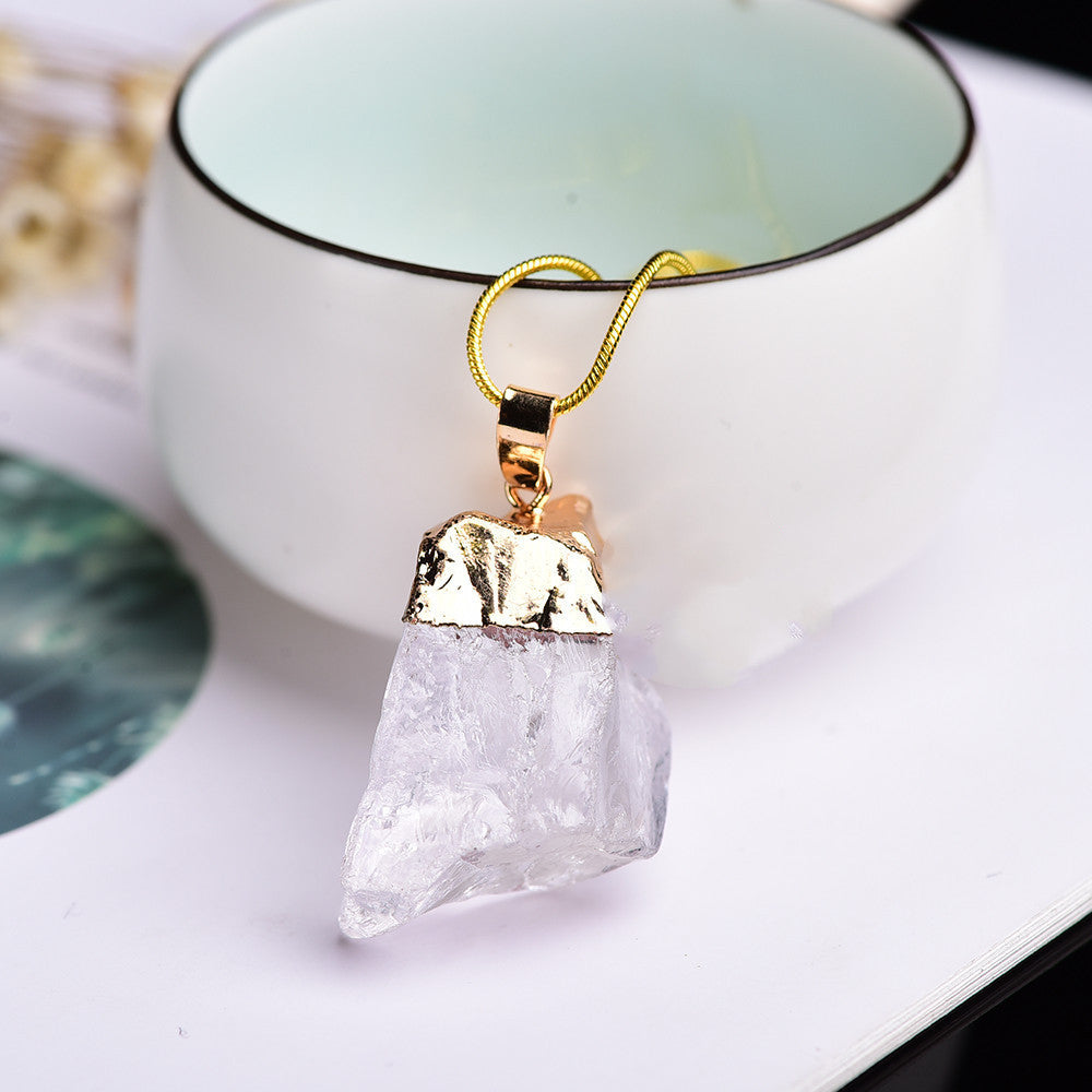 Natural Crystal Pendant Necklace With Gemstones 8914da7d 12b2 426d 8c2e 7478f9652e70