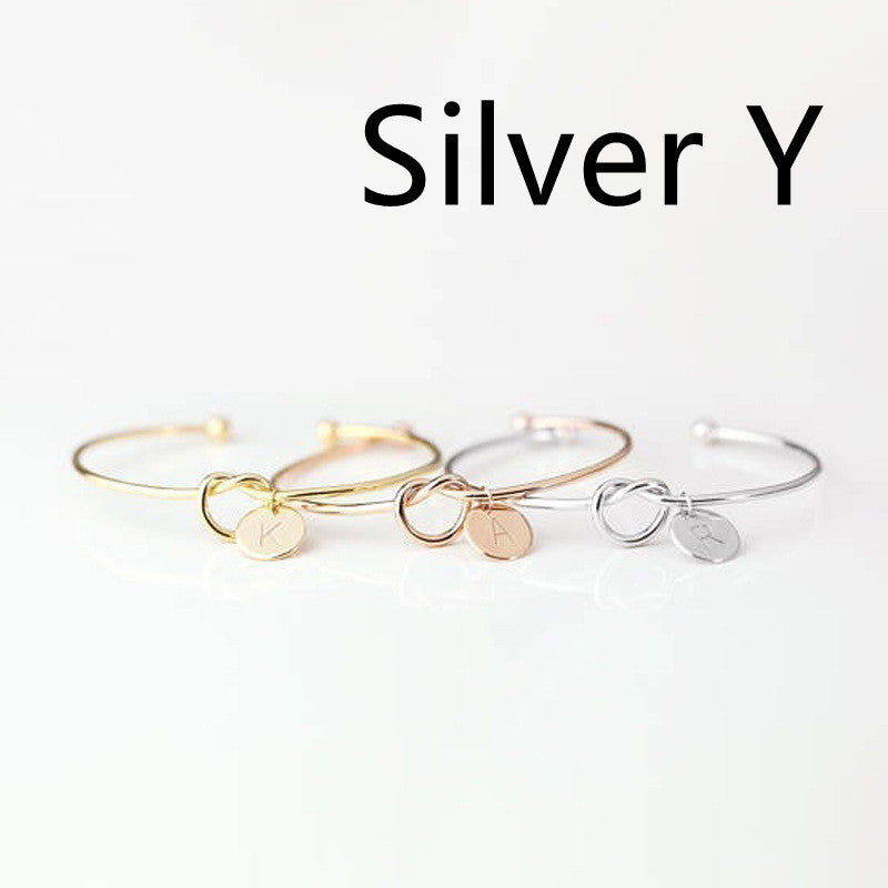 European And American Fashion Dead Knot Letter Bracelet 8917bb94 b3d3 46a6 a0ee fcd0f14e14f5