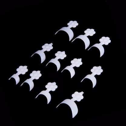 French Porcelain White manicure with crescent 89230269973