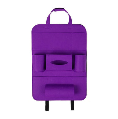 Auto Car Backseat Organizer Car-Styling Holder Multi-Pocket Seat Wool Felt Storage Multifunction Vehicle Accessories Bag 8924