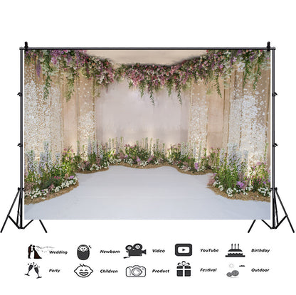 Beautiful Wedding Rose Wall Themed Photography Photographic Background Cloth 89243ce2 d518 4a27 ad47 044d02bcde75