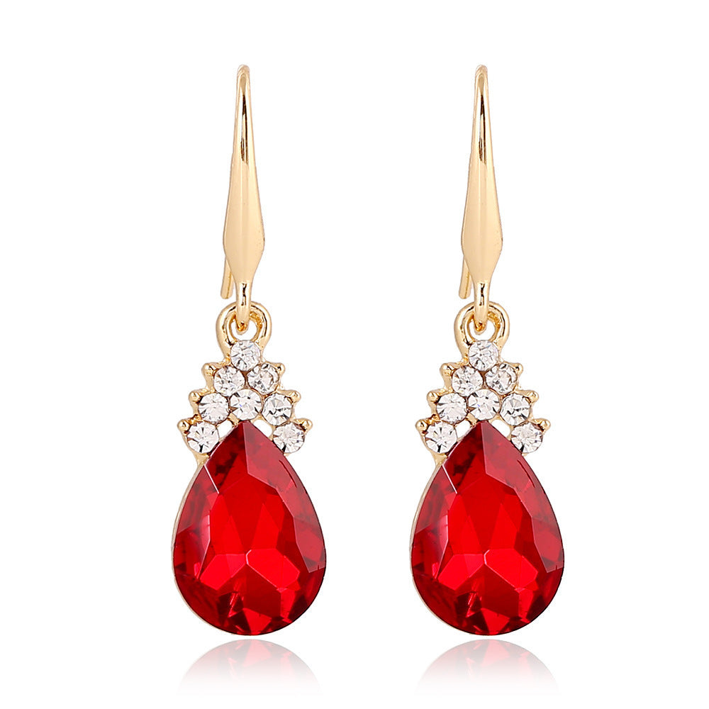 Womens Diamond Crystal Necklace  Earrings Crystal Necklace Earrings Set 8939963295496