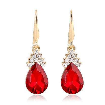 Womens Diamond Crystal Necklace  Earrings Crystal Necklace Earrings Set 8939963295496