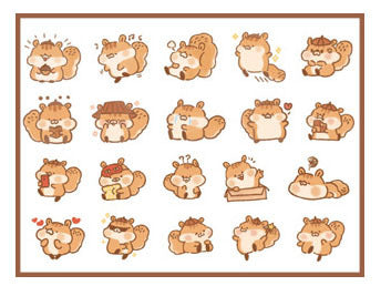 Cute Handbook Stickers Photo Album Diary DIY Decoration 893b4ccf 9c67 4469 b2cd fdfc051bfb68