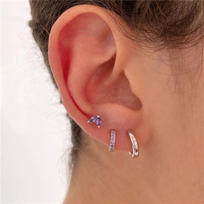 Classic Versatile Marquise And Diamond Ear Buckles 3-Piece Set Combination 893c52f4 2513 4c48 97c3 af2d738d09dd