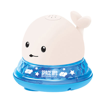 New Baby Bathroom Bath Electric Induction Whale Spray Small Toy 895239069272