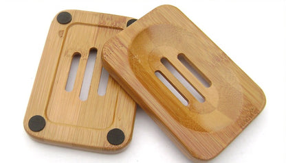 Soap box, handmade bamboo wooden soap holder, mildewproof bamboo soap holder 895557550416