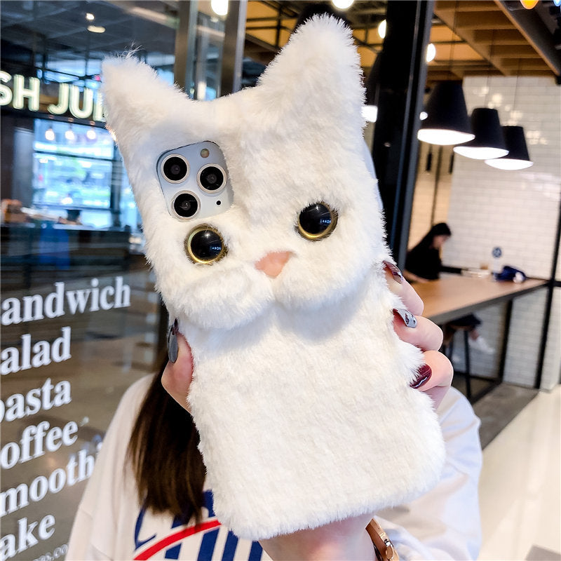 Autumn And Winter Plush Cute Cat Phone Case 896c5aea 7834 47c4 9ec9 b23fb6006b00