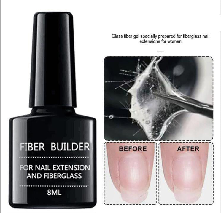 Nail extension fiberglass fiberglass+Fiber Builder Gel 898526353121