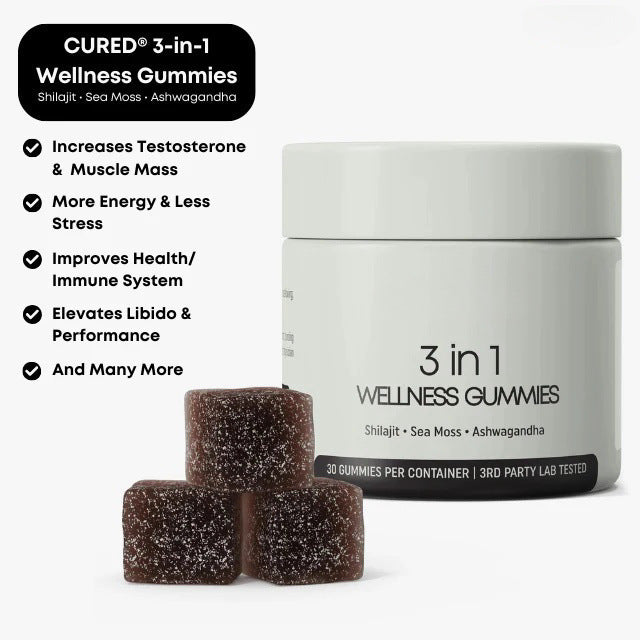 Cured 3 In 1 Gummies Cured Shilajit Gummies For Men 898a7016 a5f3 43c6 a4ef 66686396132d