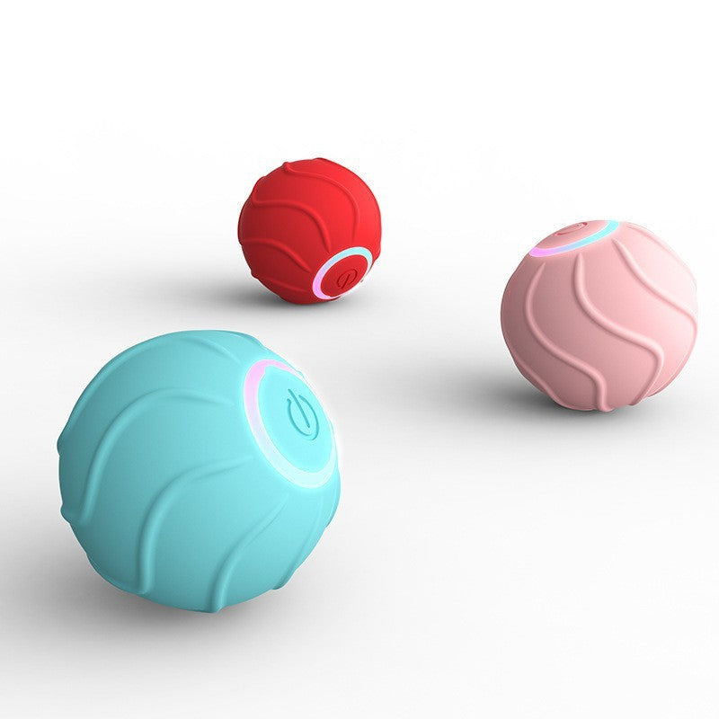 Smart Cat Toys Rolling Ball Pet Cat Owner Interactive Pets Toys Automatic Bouncing Ball USB Self Hi Teasing Kittens Jumping B
