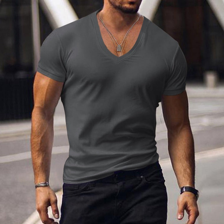 Men's Coat Solid Color Casual V-neck 899c75de 879f 4527 98a2 4c1bb8d9419c