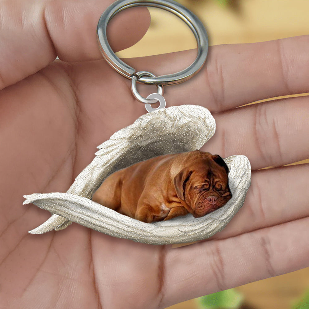 New Unique Dogs And Cats Sleeping Angel Pendant Car Key Ring 89b44bb5 db88 4b6d 94cb ebc83986a0a8