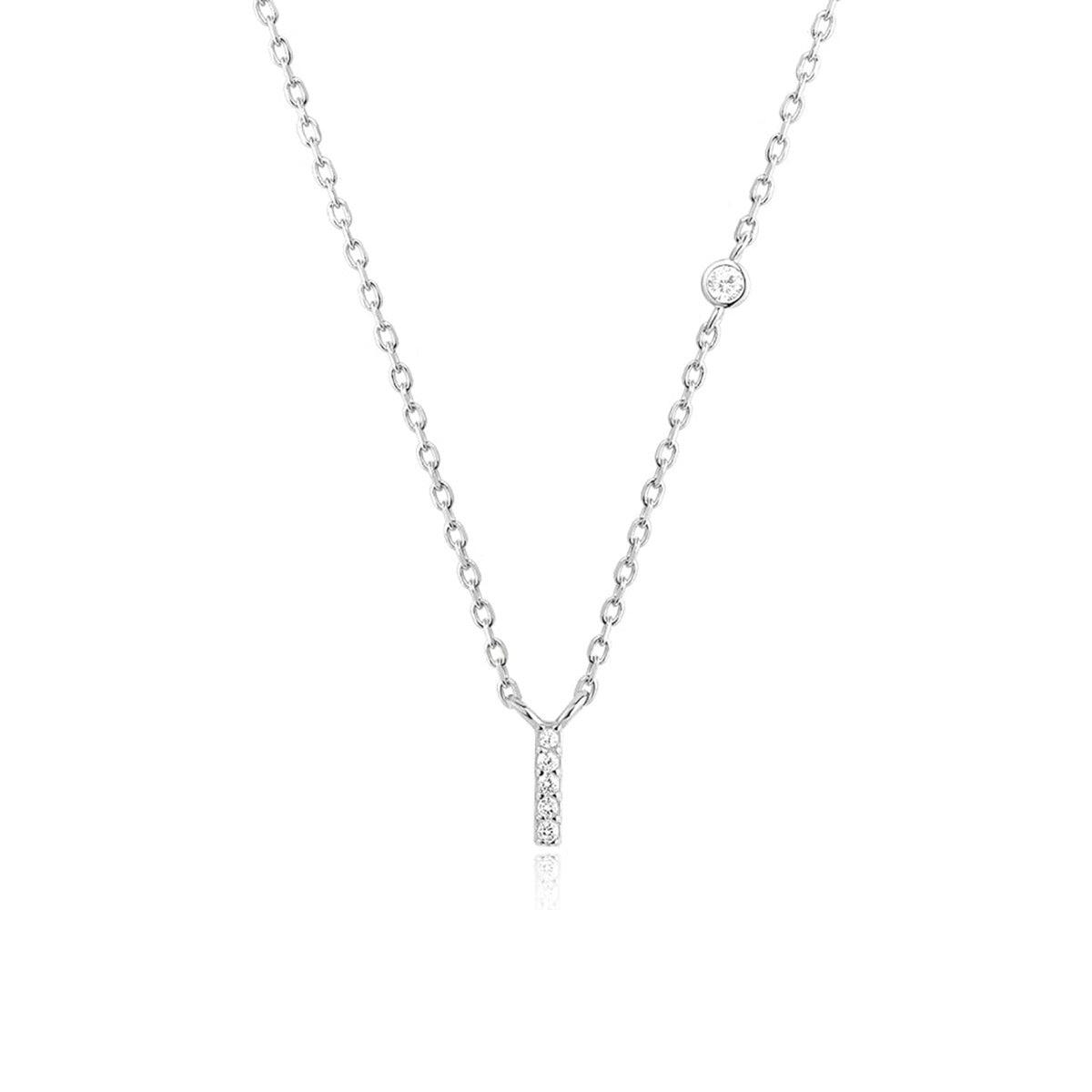 Fashion Jewelry Luxury Gold Color A-Z 26 Letters Necklace CZ Pendant For Women Cute Initials Name Necklace Fashion Party Wedd