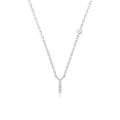 Fashion Jewelry Luxury Gold Color A-Z 26 Letters Necklace CZ Pendant For Women Cute Initials Name Necklace Fashion Party Wedd