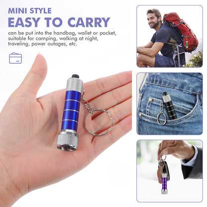 Mini Keychain Light Emergency Night Light Camping Flashlight Portable LED Torch Aluminum Keyring 89f2af39 1e2b 44b5 bec3 682c