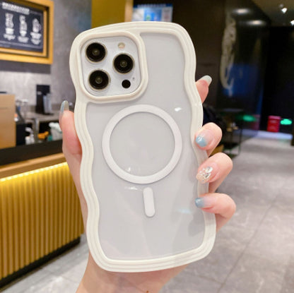 Magnetic Shell Wave Soft Phone Case - 图片 7