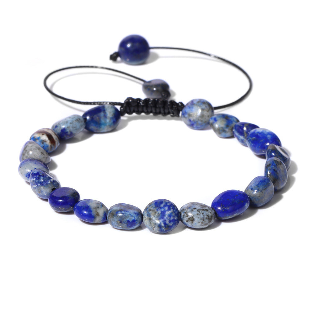 Natural Stone Traveling Irregular Beads Woven Bracelet 89fd9066 d9df 43b8 abc5 4c70c0ea3e91