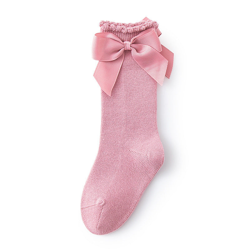 Girls' Socks Mid-calf Bow Princess 89fdfa3b 2894 4f6d aff6 bdf49dad5d6e