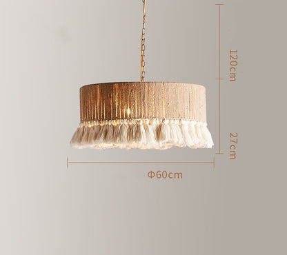 Creative Bedroom Bohemian Vintage Twine Tassel Chandelier 8a1bdc30 0c9c 48bd b3e2 cd22b200fd96