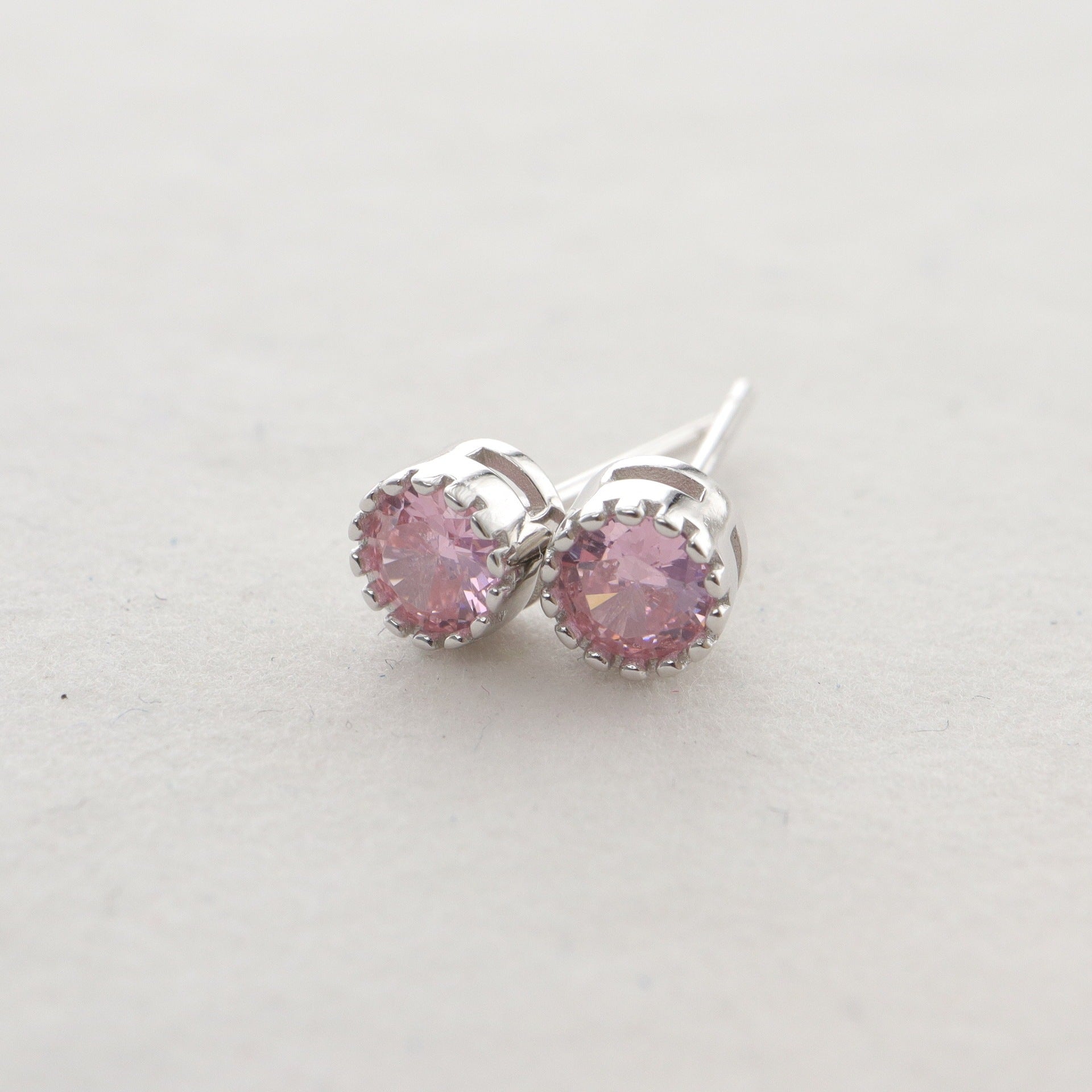 S925 Silver Multi-color Diamond Stud Earrings Single Rhinestone Earrings 8a1e307c ede3 467a a36f c6bddc227819