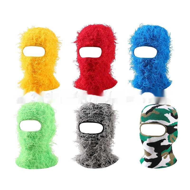 Colorful High Street Hip Hop Street Personality Knit Hat Unisex Warm Mask Hat 8a2da8d7 d2e7 427b 9cbe 3ebabc996500 fine