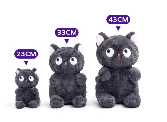Cute Black Cat Sitting Posture Squatting Posture Pure Plush Toy 8a42fd9b db66 487f 865f 02723761b867