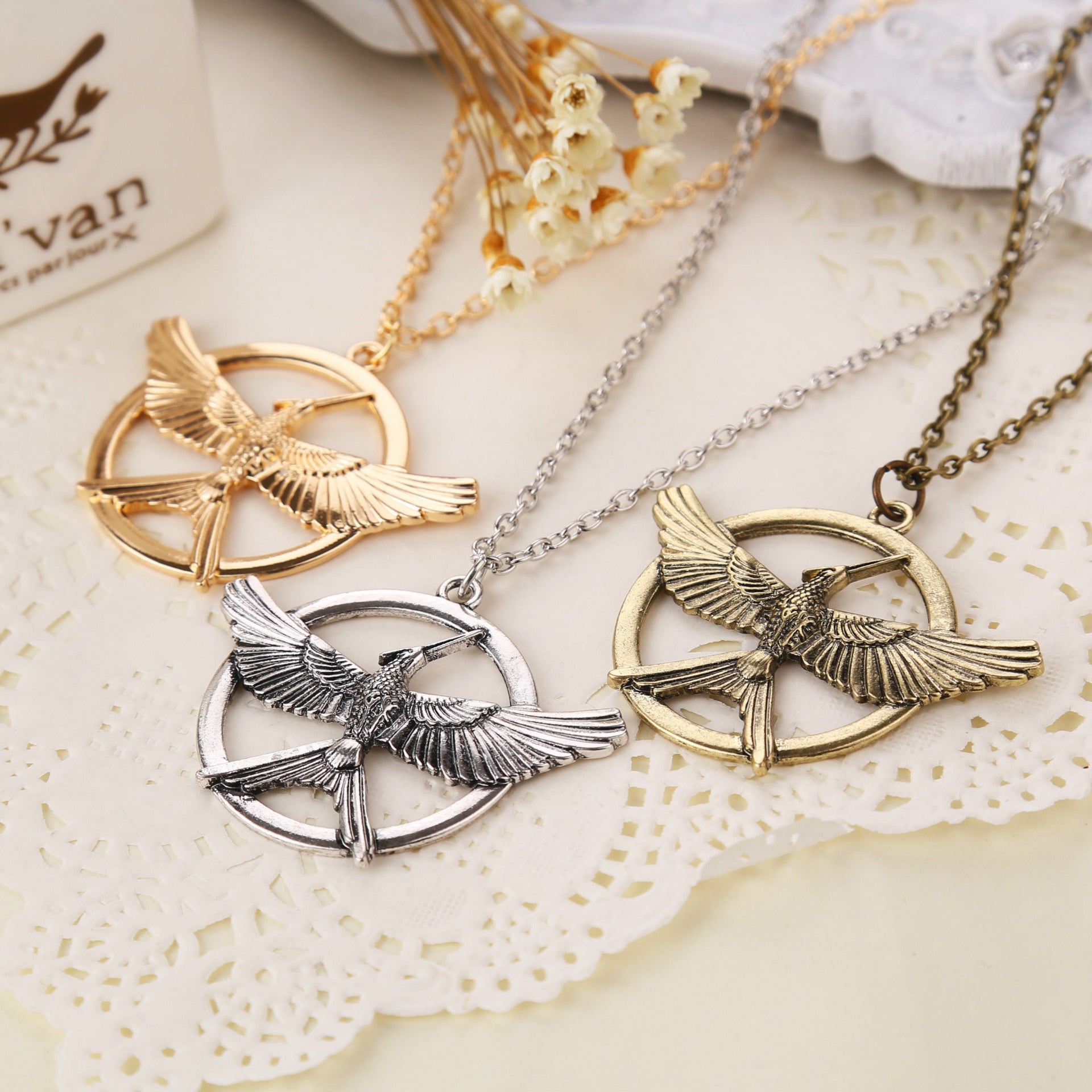 Necklace Mockingjay Animal Necklace Jewelry 8a434366 f7ea 494a aad2 984fa1f1943d