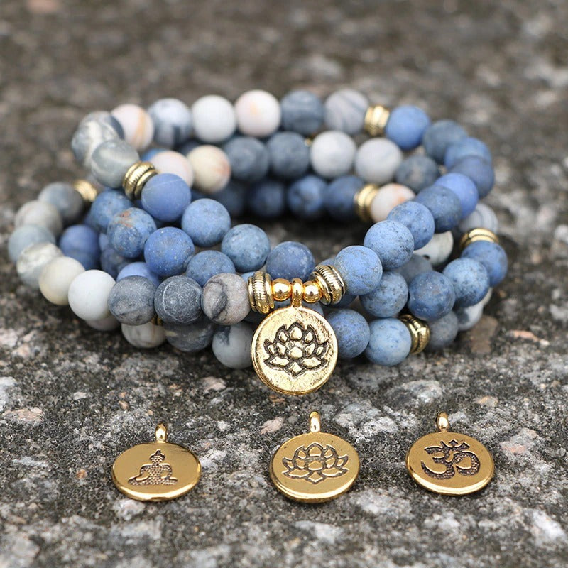 Amazon Stone Tiger Eye Stone Bracelet Necklace 108 Buddha Beads Lotus Bracelet 8a4541e4 14ae 4b54 9731 ecefaec29576