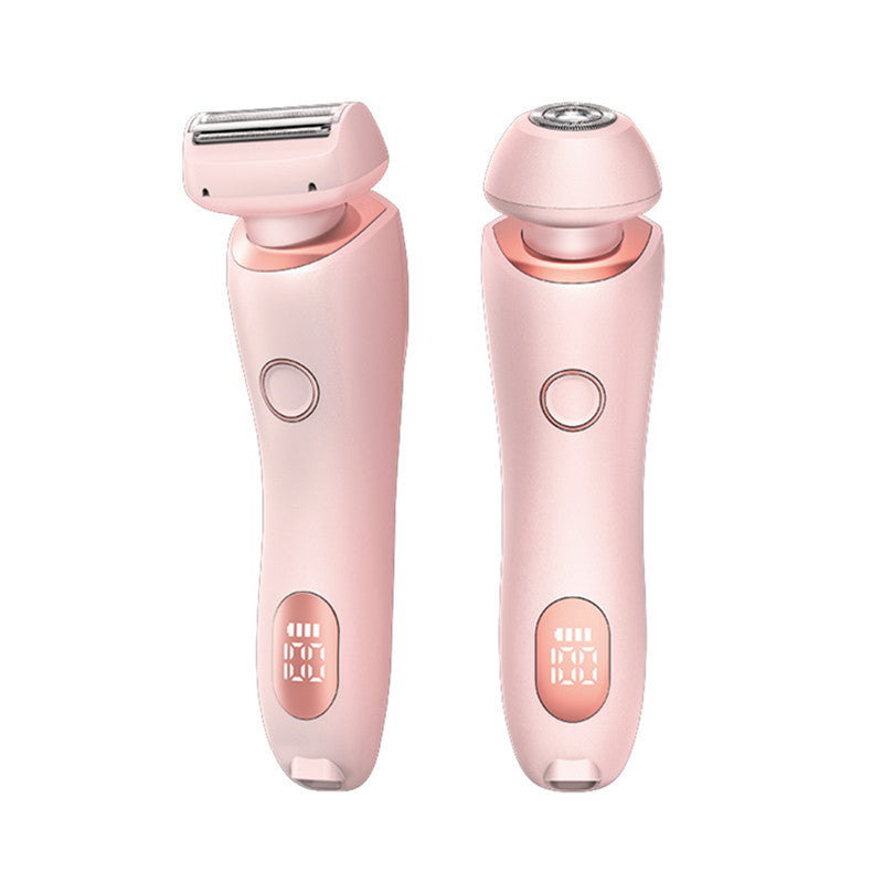 2 In 1 Hair Removal Epilator USB Rechargeable Trimmer Women Body Razor Face Leg Armpit Bikini Hand Pubic Shaver Hair Remover - HD Wireless Product #7