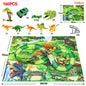 Children's Electric Assembled Track Racing Simulation Animal Tyrannosaurus Dinosaur Toy Puzzle Boy Gift 8a5d53e8 d140 44d1 b8
