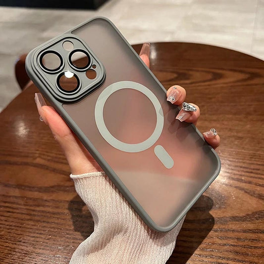 Applicable To 151314Promax Frosted Magnetic All-inclusive Phone Case - 图片 1