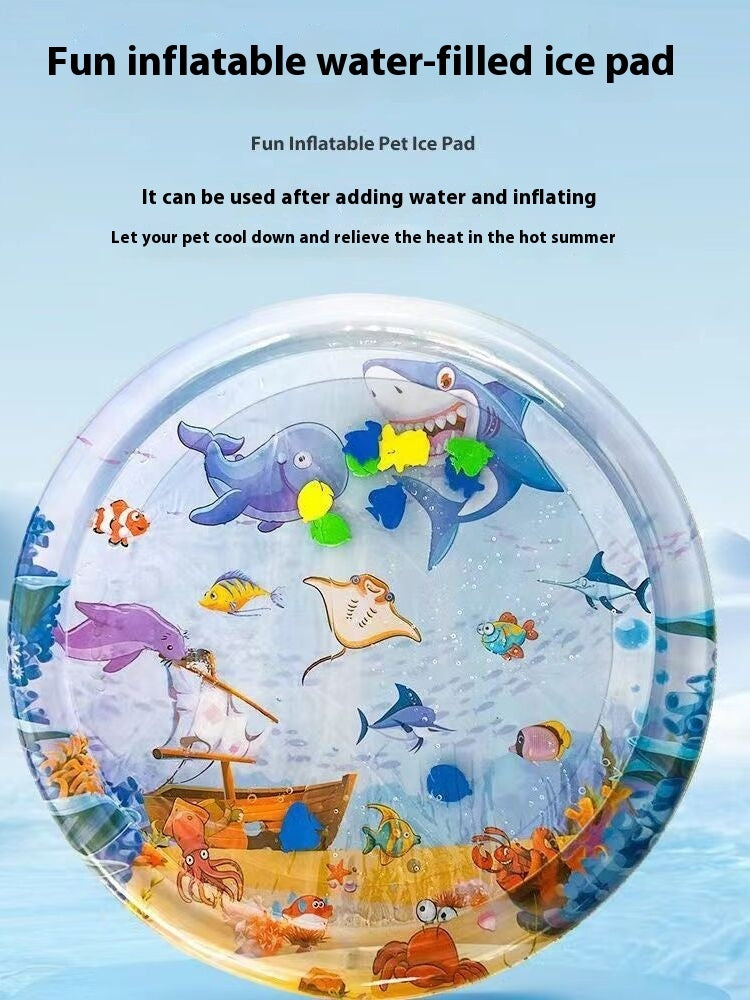 Summer Cooling Pet Water Bed Cushion Ice Pad Dog Sleeping Square Mat For Puppy Dogs Cats Pet Kennel Cool Cold 8a6195ba 6c08 4
