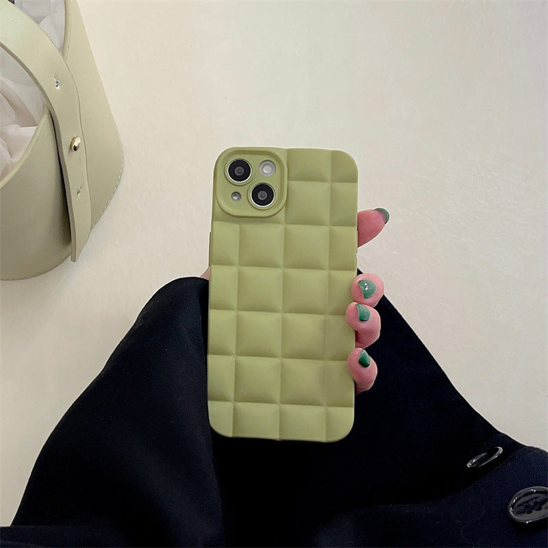 Solid Color Plaid Olive Green Applicable Phone Case 8a708ff2 be9d 4f6f 914e d629b1670924