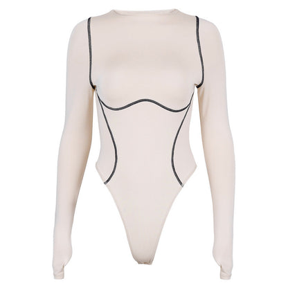 New Style Long-sleeved Round Neck Seamless One-piece Women 8a74dee7 9807 4bd1 a404 b8bc23fc9c38