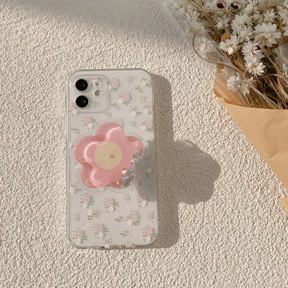 Fashionable Summer Flower Phone Case Applicable Bracket Women 8a942538 1034 4501 ab93 dfb99fb8dea0