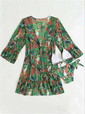 Tropical Triangle Bikini Swimsuit Kimono 8ab0d719 100d 4442 a0b2 5b7984b9eae6