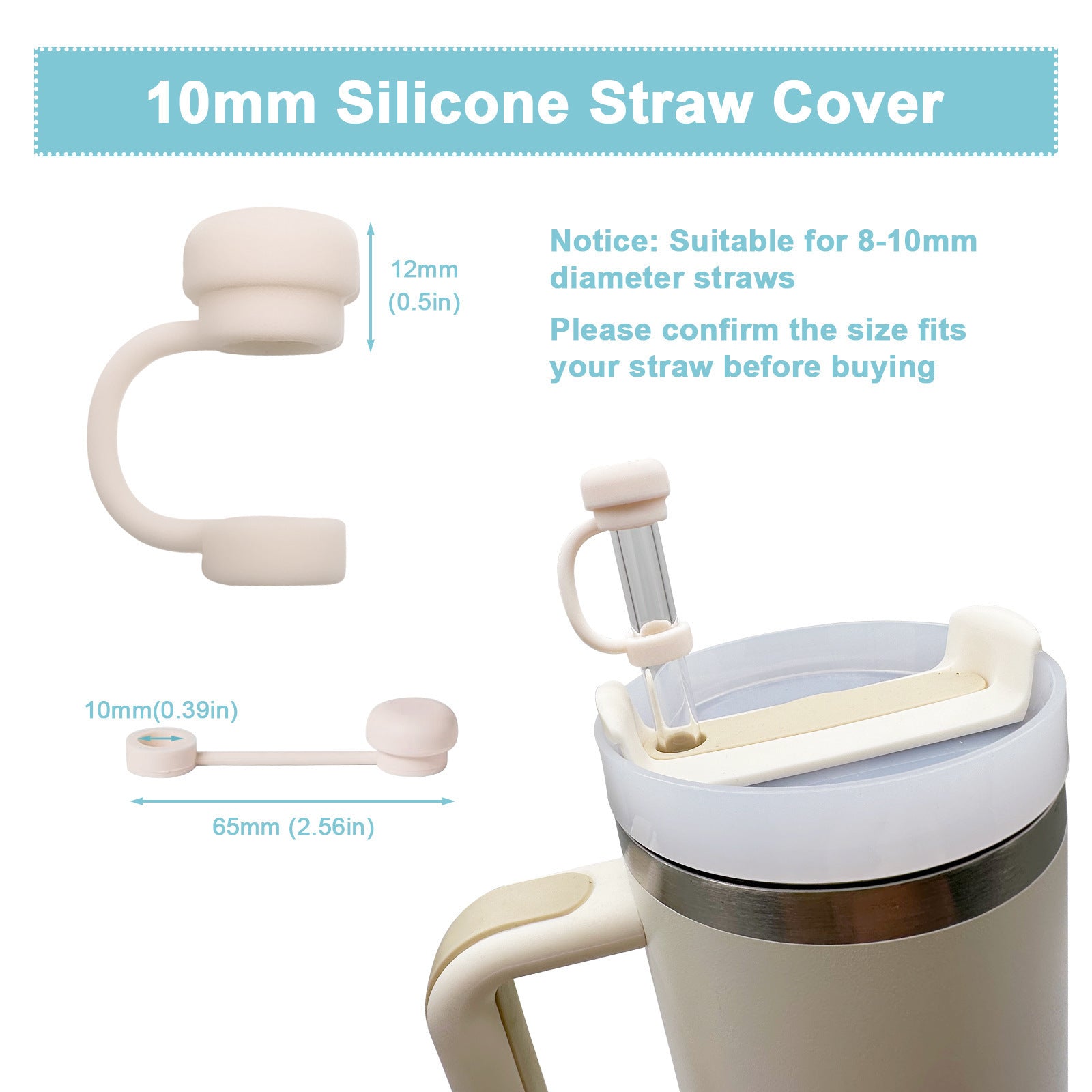 Straw Cap Silicone Straw Mouthpiece Solid Color Edible Silicon Dust Protection Cap 8ab536ae 356b 40a5 805e 616546c07a83