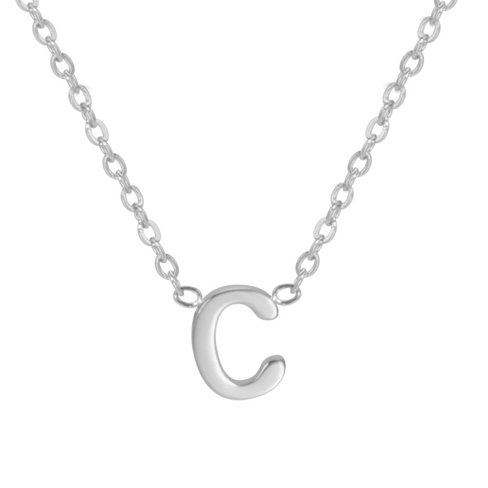 26 Letter Series Necklace For Girls - HD Wireless Product #9