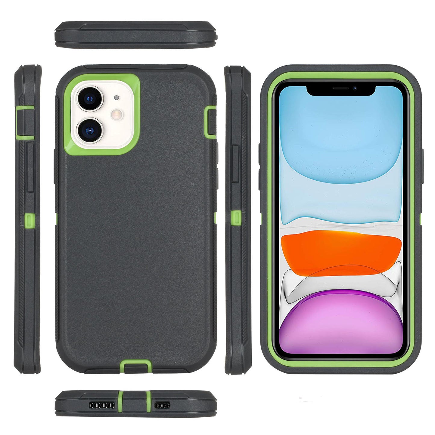 All-inclusive Drop-resistant Three-in-one Hard Case Phone Case - 图片 11