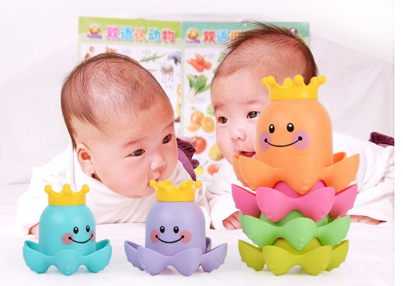 Children's Sea Octopus Stacked Cup Bathroom 8aca2405 6cfa 4a8f 904e 72a5719ee159