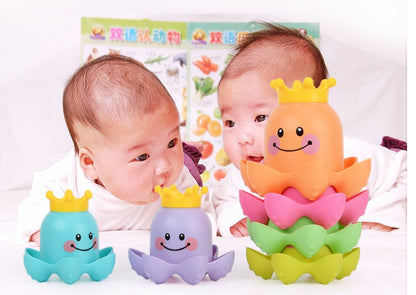 Children's Sea Octopus Stacked Cup Bathroom 8aca2405 6cfa 4a8f 904e 72a5719ee159