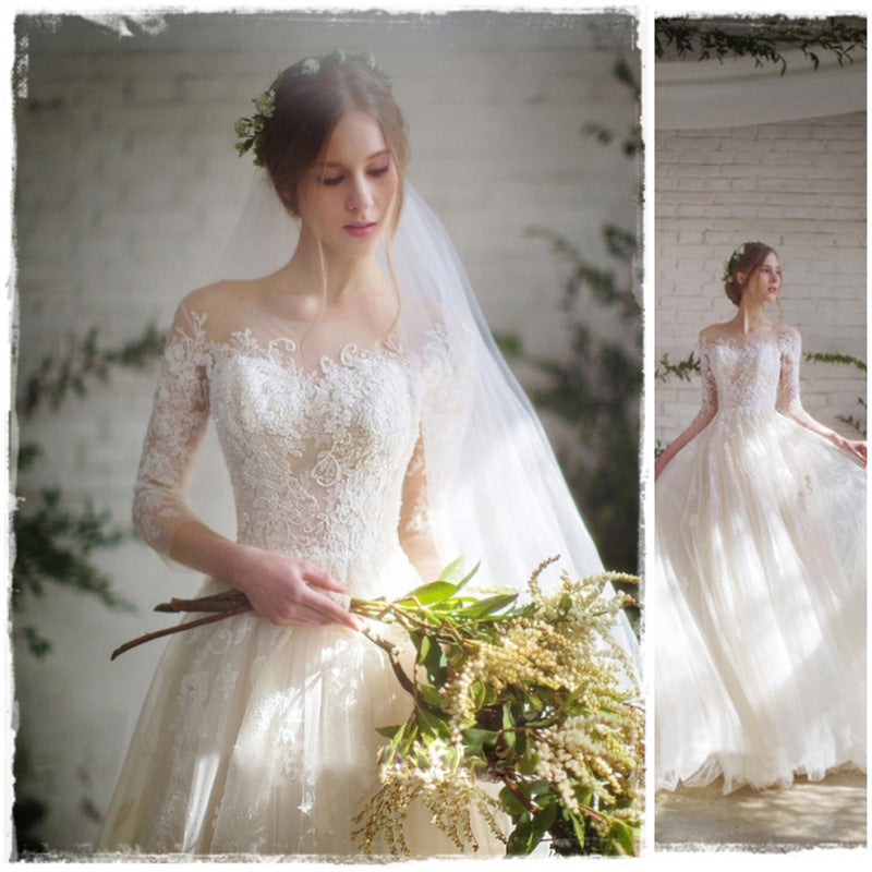 Wedding Dress Bride Lace Sleeves Dress 8acdd92e 99ff 4373 a980 f9b9f2d782ce