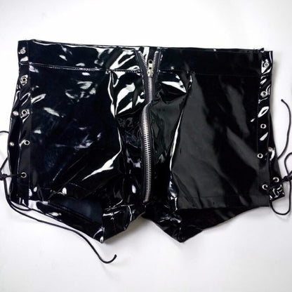Summer Men's Lacquer Belt Zip Shorts 8acdffdf c94d 485f b88c 2be86c537507