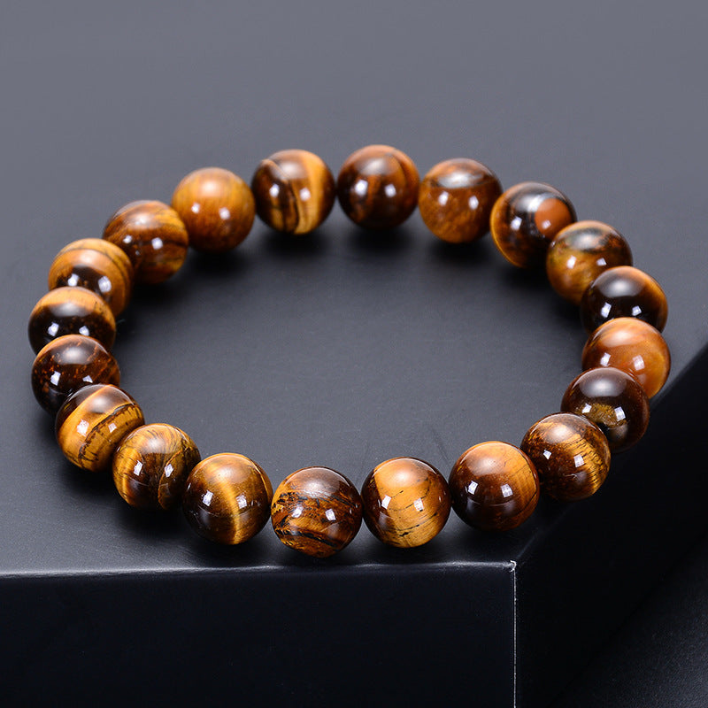 Natural Grade A Yellow Tiger's Eye Yoga Energy Bracelet 8ad333a2 79a3 4044 a1ac c5002a232b9f