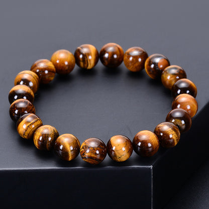 Natural Grade A Yellow Tiger's Eye Yoga Energy Bracelet 8ad333a2 79a3 4044 a1ac c5002a232b9f