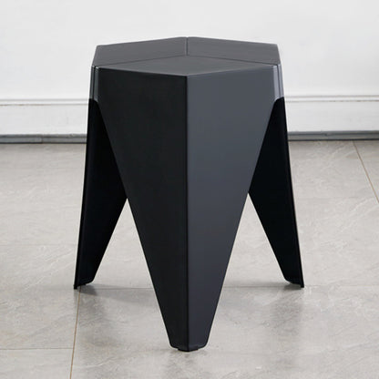 Household Plastic Stool Nordic Windmill Round Stool Thickened Stackable Plastic Stool Simple Modern Dining-table Chair High B