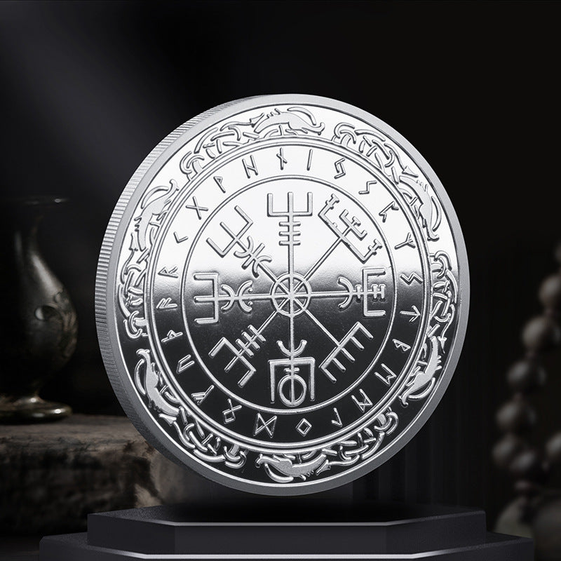 Viking Lunavin Aoding Logo Compass Commemorative Coin 8b04082b 110f 46b1 90ad b40adefb355a
