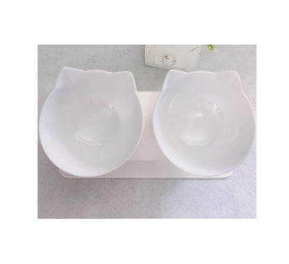 Cat Double Bowl Cat Food Bowl Protects Cervical Vertebra 8b0a236a 2d35 4bbd a674 a7cc9e71196a