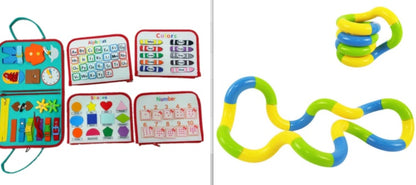 New Busy Book Children's Busy Board Dressing And Buttoning Learning Baby Early Education Preschool Sensory Learning Toy 8b0c0